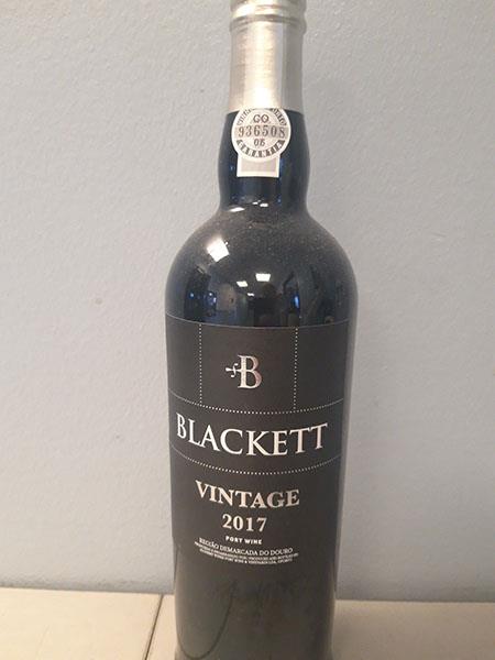 Blackett 2017 Vintage