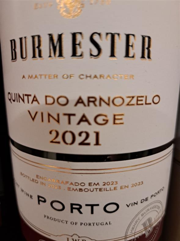 Burmester 2021 Vintage Quinta Arnozelo