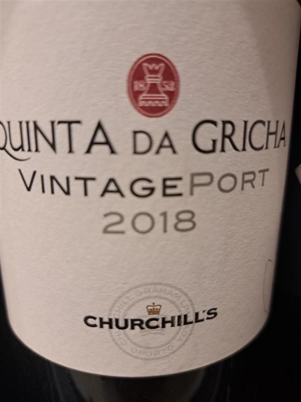 Churchills 2018 Vintage Quinta do Gricha