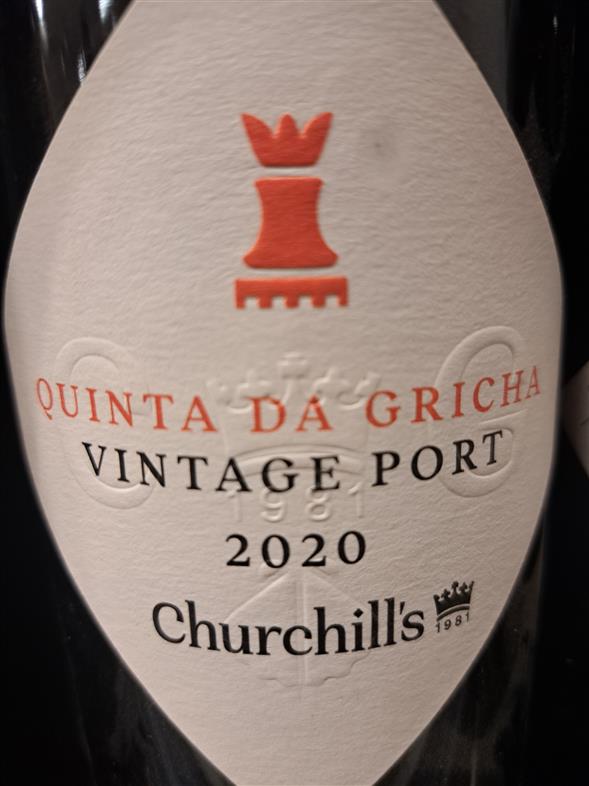 Churchills 2020 Vintage Quinta do Gricha