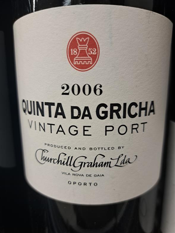 Churchills 2006 Vintage Quinta do Gricha
