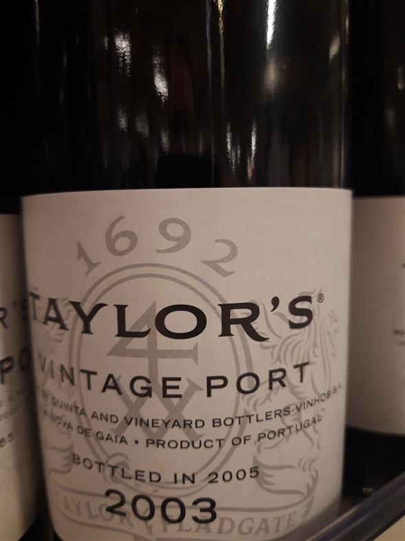 Taylor´s 2003 Vintage