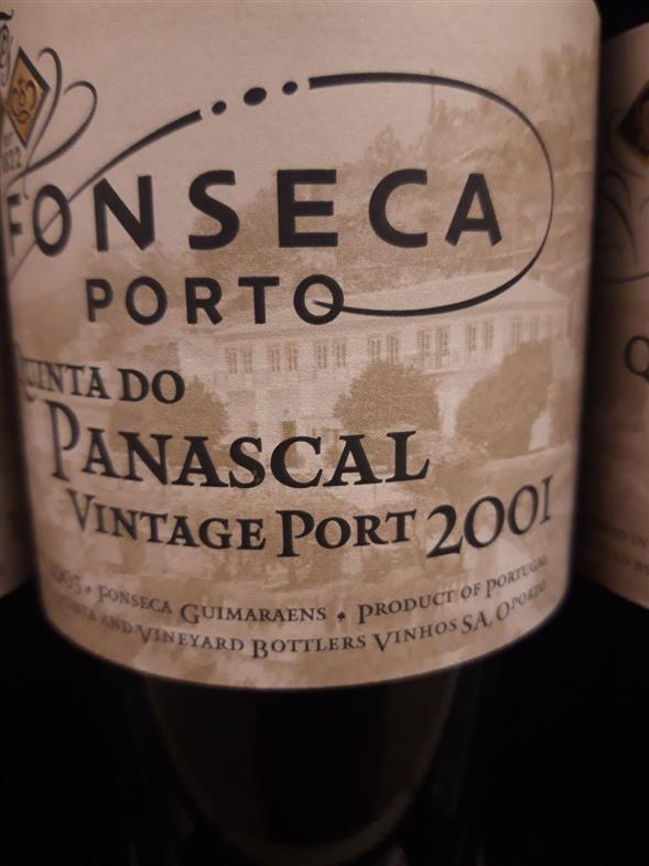 Fonseca 's 2001 Vintage Quinta Do Panascal
