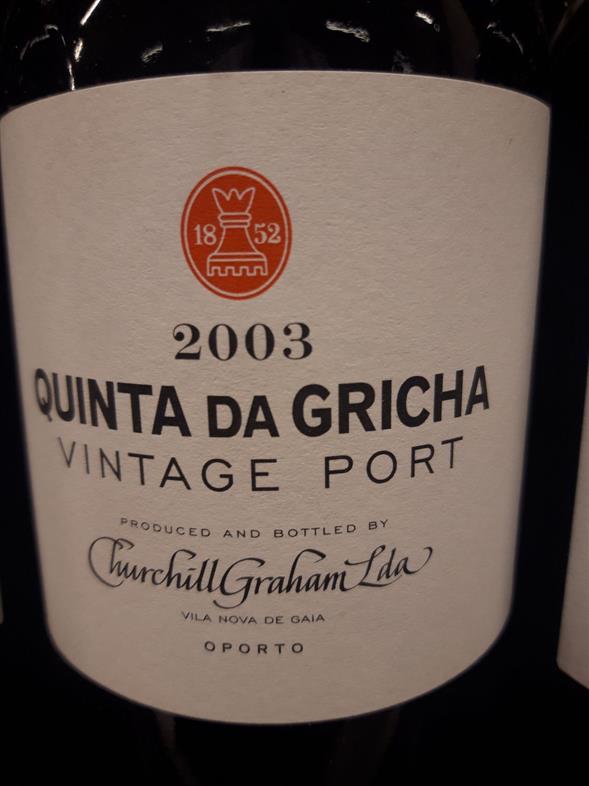 Churchills 2003 Vintage Quinta do Gricha