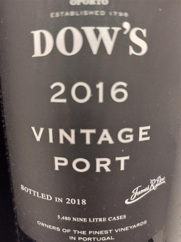 Dow´s 2016 Vintage